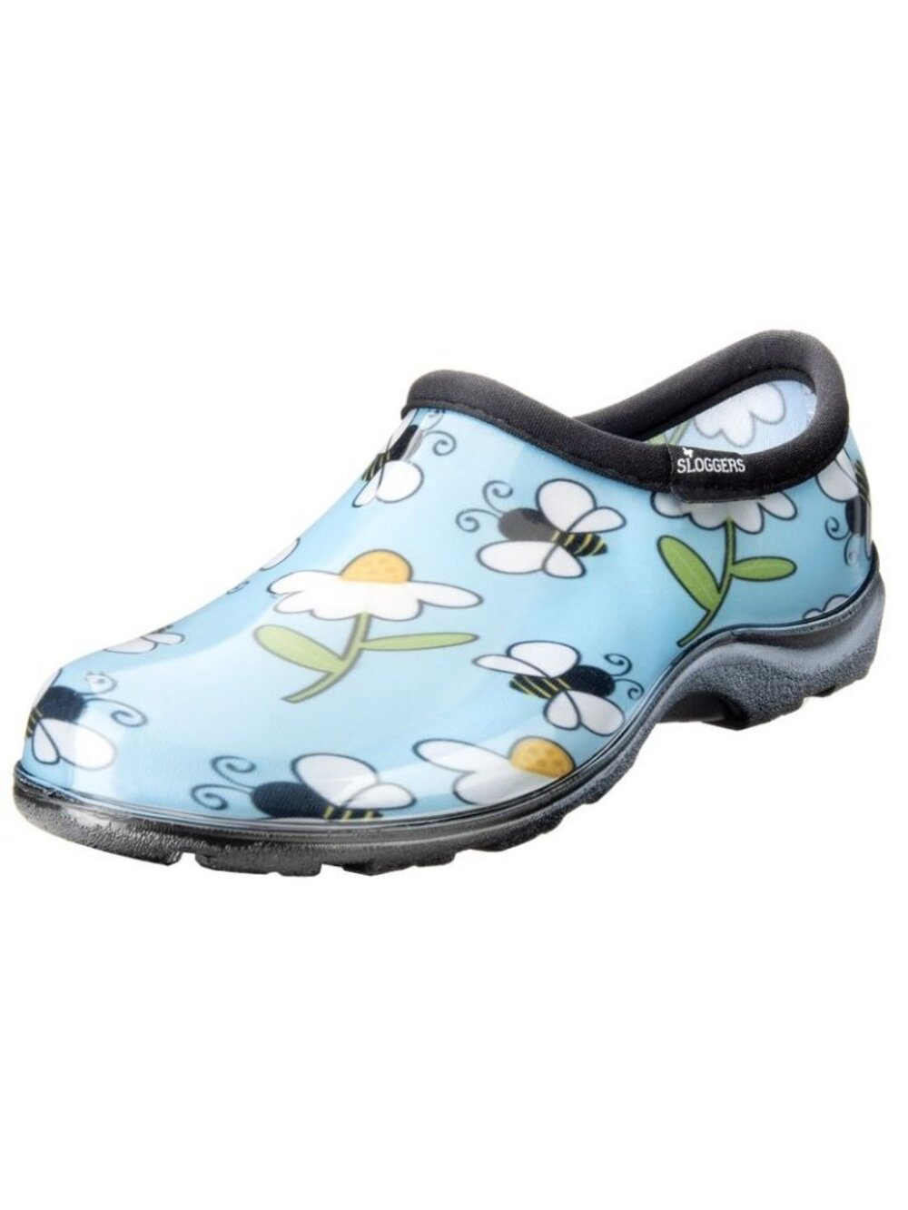 Sloggers Womens Bee Blue Waterproof Garden Shoes Size 8 With Comfort Insole